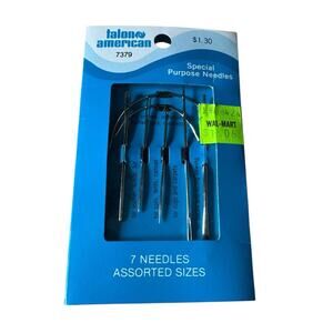 VTG 1981 Talon American Special Purpose Needles Set 7 Assorted Sewing Japan NOS